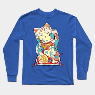 Lucky Cat Chinese Luck Kitty Long Sleeve T-Shirt